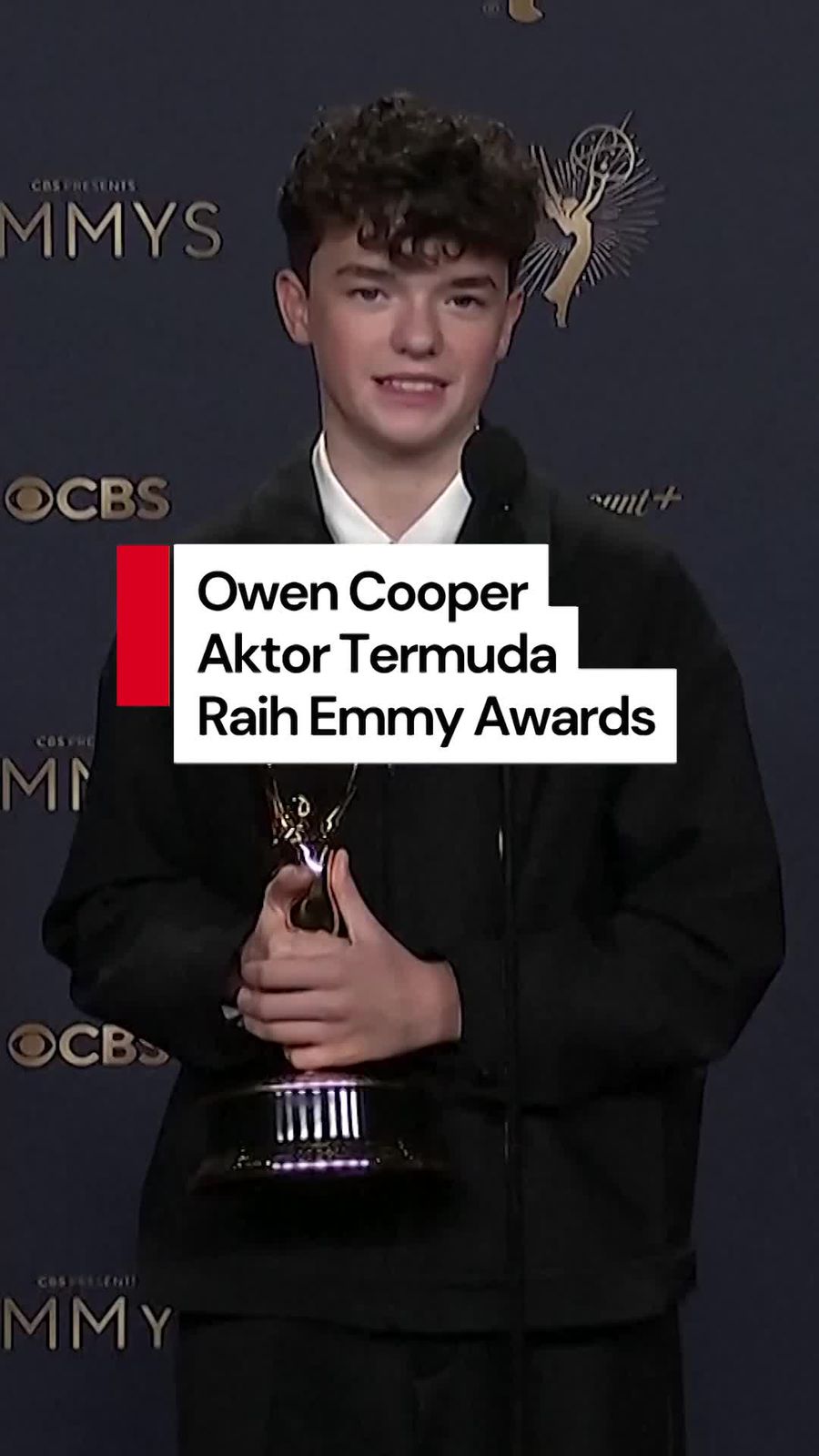 Video: Owen Cooper, Aktor Termuda Raih Emmy Awards
