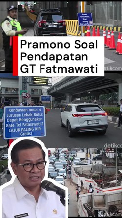Video Masuk GT Fatmawati 2 Gratis untuk Urai Macet, Pramono: Pendapatan Tak Berkurang