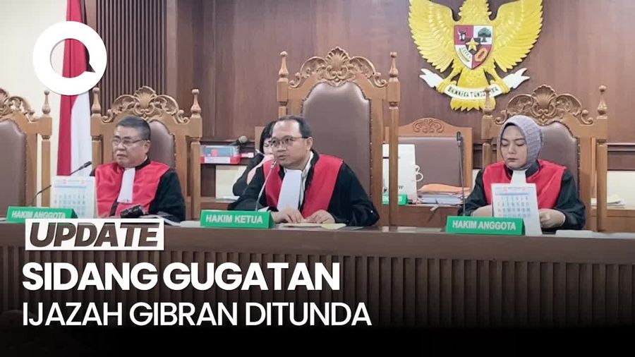 Video: Data Belum Lengkap, Sidang Gugatan Ijazah Gibran Ditunda Video: Data Belum Lengkap, Sidang Gugatan Ijazah Gibran Ditunda