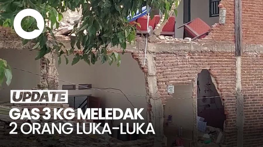 Video: Sebuah Rumah di Bandung Rusak Akibat Ledakan Gas, 2 Orang Luka-luka