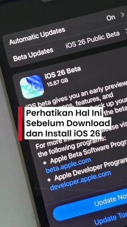 Video: Pengumuman! iOS 26 Sudah Dirilis