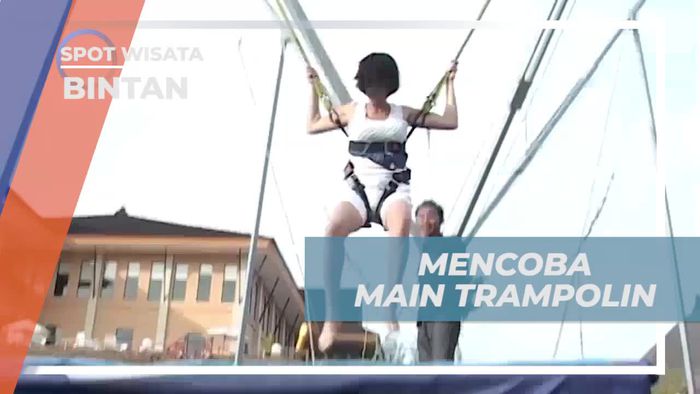 Mencoba Main Trampolin di Nirwana Garden, Sensasi Seru dan Aman  