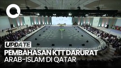 Video Emir Qatar di KTT Darurat Arab-Islam: Kejahatan Israel Tanpa Batas