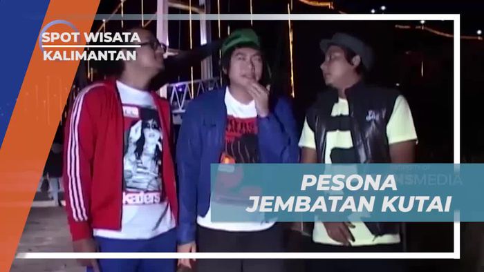 Mengagumi Pesona Jembatan Kutai di Malam Hari, Kalimantan  