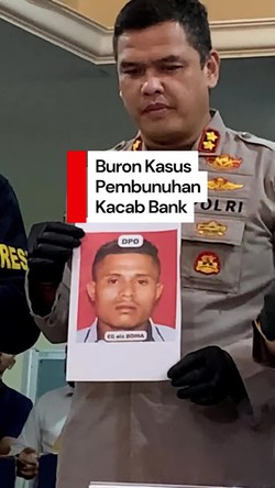 Video: 1 Tersangka Kasus Pembunuhan Kacab Bank Masih Buron