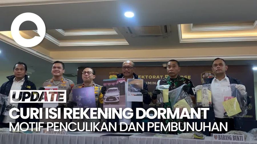 Video Motif Penculikan dan Pembunuhan Kacab Bank: Curi Isi Rekening Dormant