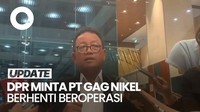 Video: Komisi VIII DPR RI Minta PT Gag Nikel Setop Beroperasi  