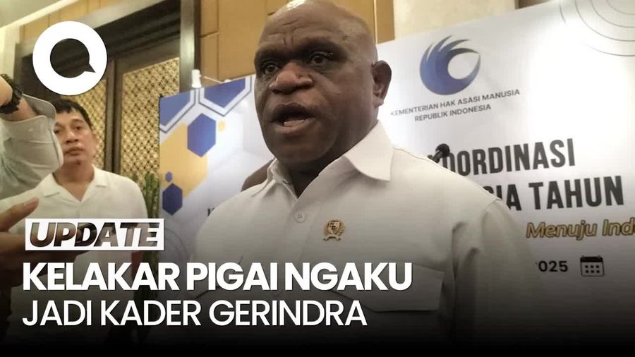 Video Kelakar Menteri Pigai di DPR: Saya Gerindra tapi Tak Punya KTA