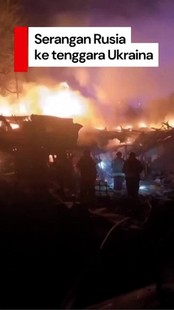 Video: Serangan Besar-besaran Rusia ke Zaporizhzhia Tewaskan 1 Orang