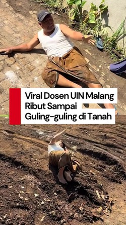 Video Dosen UIN Malang Guling-guling di Tanah saat Ribut dengan Tetangga