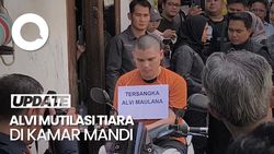 Video: Rekonstruksi Ungkap Sadisnya Alvi Mutilasi Tiara di Kamar Mandi Kos