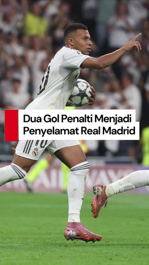 Video: Real Madrid vs Marseille, Los Blancos Menang Berkat 2 Gol Penalti