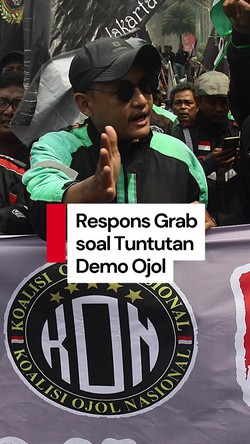 Video: Respons Grab soal Tuntutan Demo Ojol Hari Ini