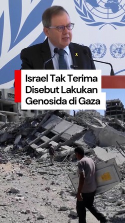 Video Israel Tak Terima Disebut Lakukan Genosida dalam Penyelidikan PBB