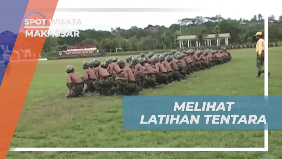 Memakai Seragam Prajurit dan Menyiapkan Diri Menghadapi Latihan Berat di Makassar  