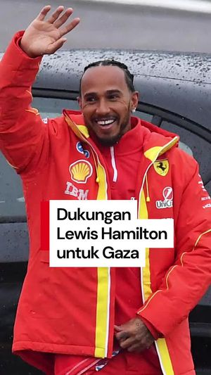 Video Lewis Hamilton Serukan Dukungan untuk Gaza: Kita Tak Bisa Diam!