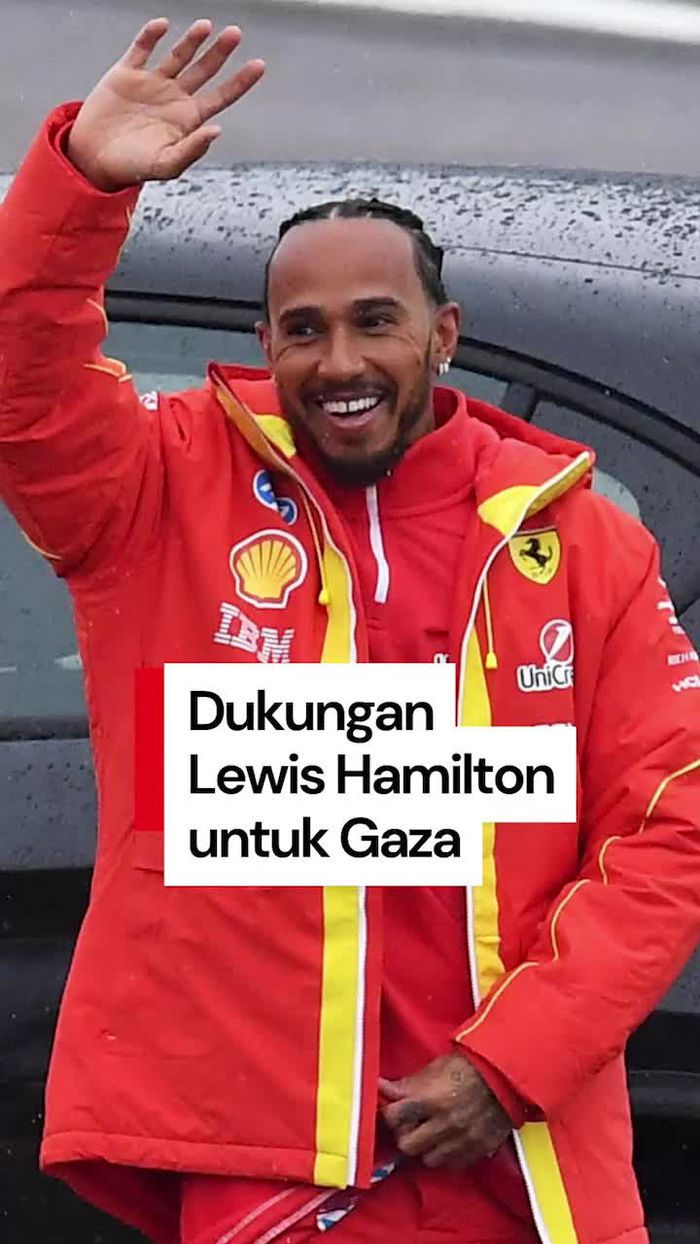 Video Lewis Hamilton Serukan Dukungan untuk Gaza: Kita Tak Bisa Diam!
