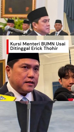 Video Erick Thohir Jadi Menpora, Istana: Plt Menteri BUMN Diisi Wamen