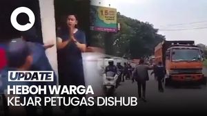Video: Viral Warga Adang Truk Hingga Kejar Petugas Dishub di Parung Panjang