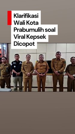 Video Wali Kota Prabumulih soal Kepsek Dicopot Karena Tegur Anaknya: Hoax