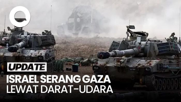 Video: Israel Lancarkan Serangan Darat-Udara ke Gaza, 70 Orang Tewas