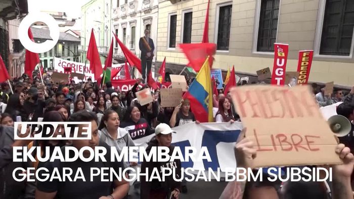 Video: Ekuador Membara! Status Darurat Berlaku Gegara Demo BBM