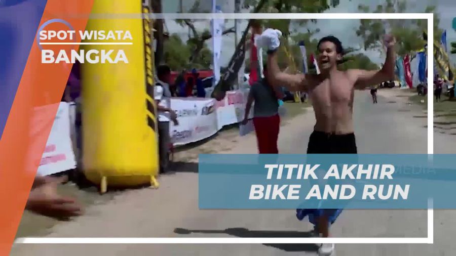 Menyelesaikan Perlombaan dan Mencapai Garis Finish di Bangka  