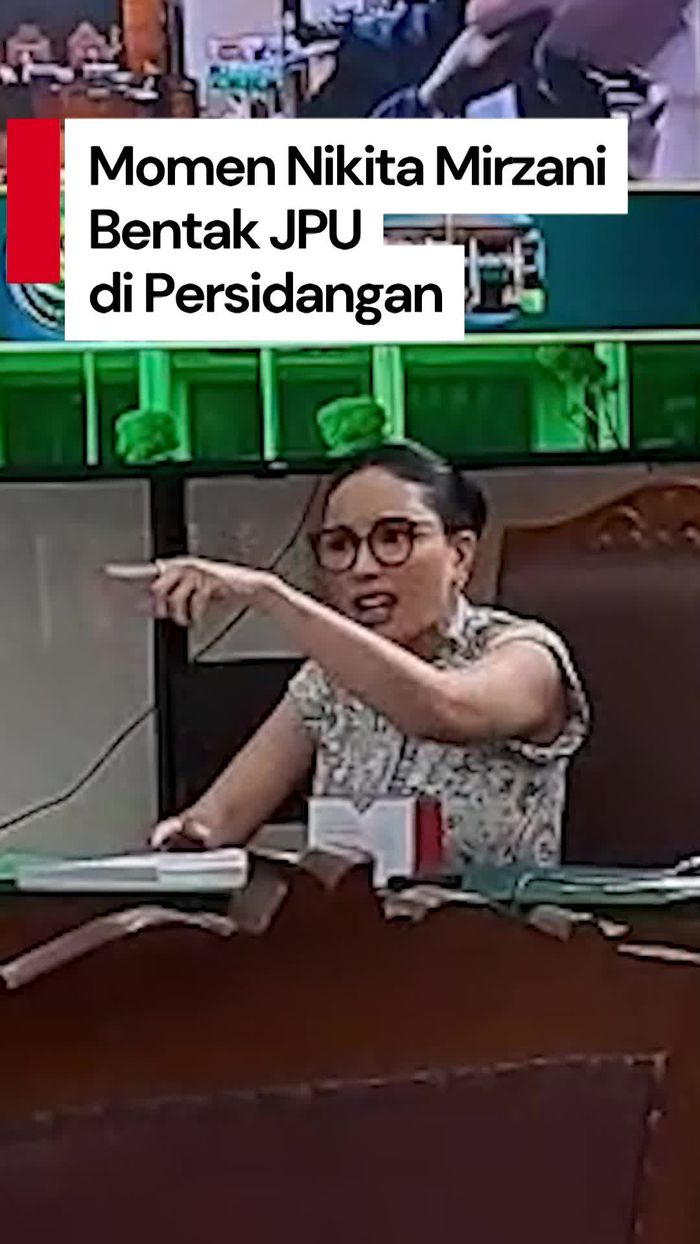 Video: Saat Nikita Mirzani Bentak JPU di Persidangan