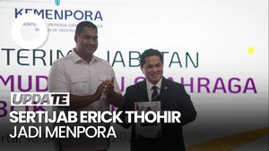 Video: Momen Dito Ariotedjo Resmi Serahkan Jabatan Menpora ke Erick Thohir