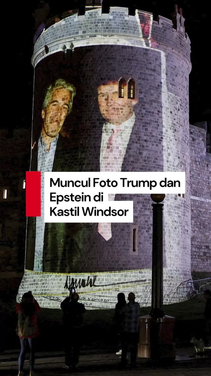 Video: Heboh Ada yang Menayangkan Foto Trump-Epstein di Kastil Windsor