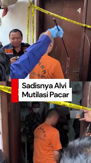 Video: 37 Adegan Rekonstruksi Ungkap Sadisnya Alvi Mutilasi Pacar 554 Potong