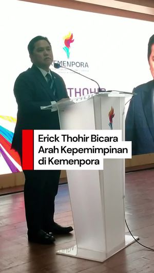 Video Pesan Erick Thohir ke Kemenpora: Saya Egaliter, Tapi Agak Keras