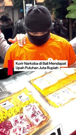 Video: Pengakuan Kurir 1,4 Kg Sabu di Bali Dapat Upah Rp 35 Juta