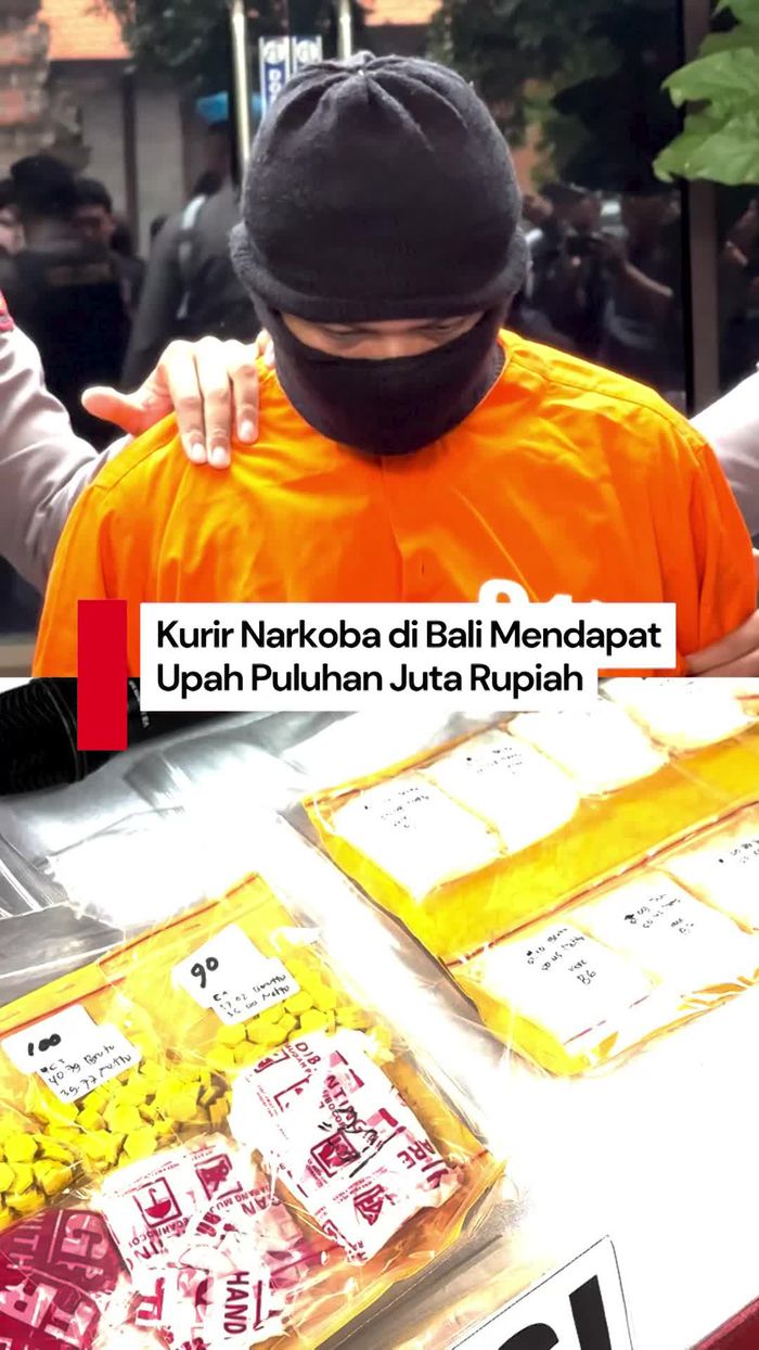Video: Pengakuan Kurir 1,4 Kg Sabu di Bali Dapat Upah Rp 35 Juta