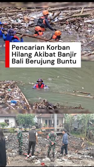 Video: Operasi SAR Korban Hilang Banjir Badung Bali Dihentikan