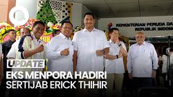 Video: Sejumlah Eks Menpora Hadiri Sertijab Erick Thohir-Dito