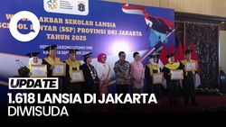 Video Hadiri Wisuda 1.618 Lansia, Pramono Kaget Ada yang Berusia 87 Tahun