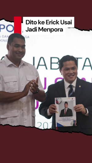 Video Dito: Meski Erick Ketum PSSI, Semoga Olahraga Lain Diperhatikan Lebih