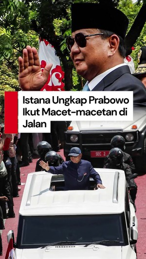 Video: Ramai Kritik Sirine-Rotator, Istana Sebut Prabowo Ikut Macet-macetan