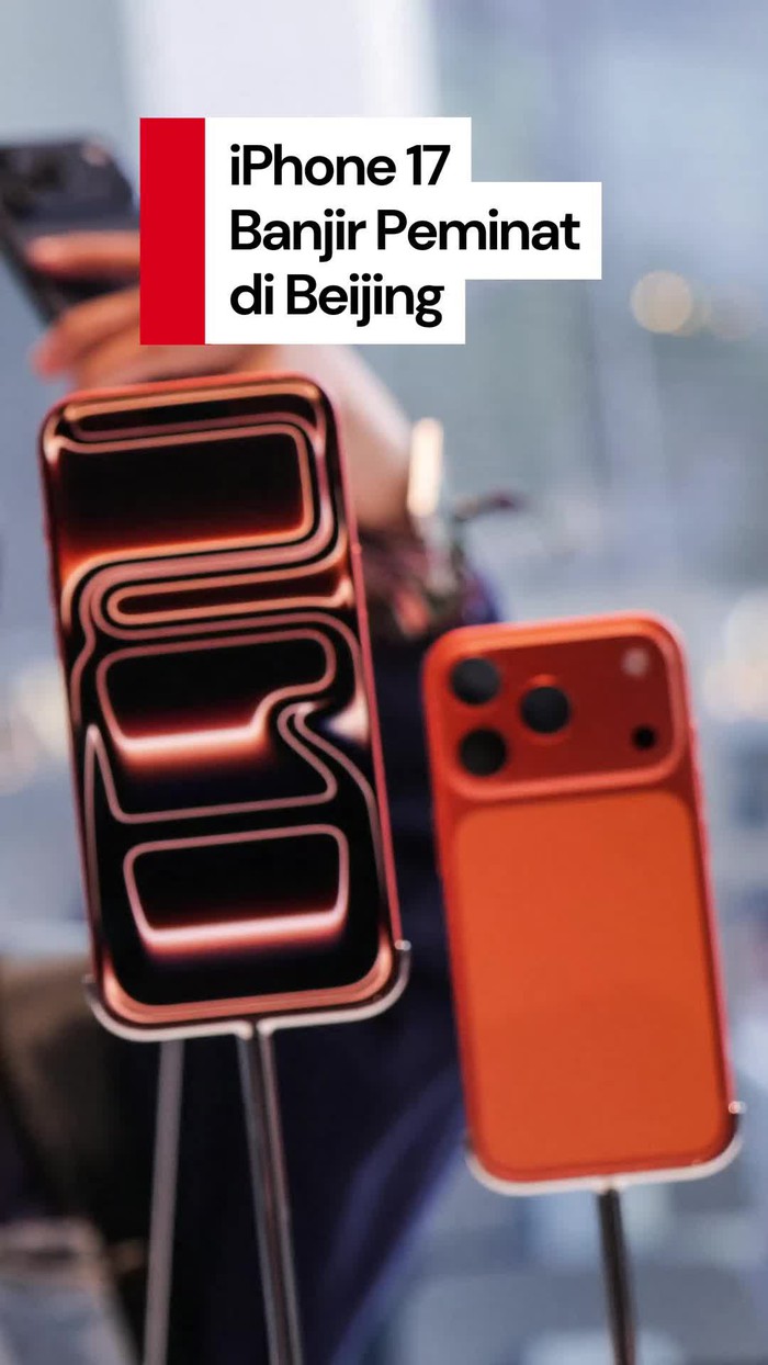 Video: Antrean Panjang Sambut iPhone 17 di Beijing