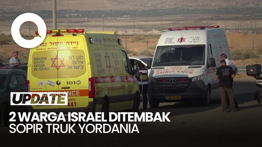 Video: Sopir Truk Yordania Tembak Mati 2 Warga Israel di Tepi Barat