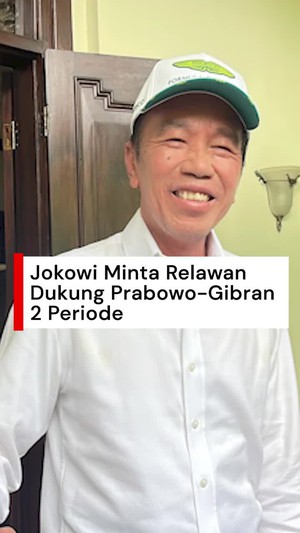 Video Pengakuan Jokowi Minta Relawan Dukung Prabowo-Gibran 2 Periode