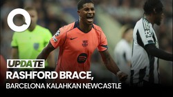 Video Dua Gol Rashford Menangkan Barcelona Atas Newcastle 