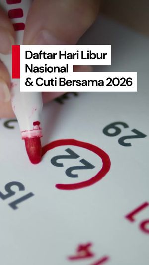 Video: Cek Daftar 17 Hari Libur Nasional + 8 Cuti Bersama 2026 di Sini! 