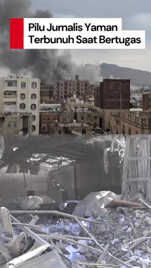 Video: Pilu Jurnalis di Yaman Terbunuh Akibat Serangan Israel