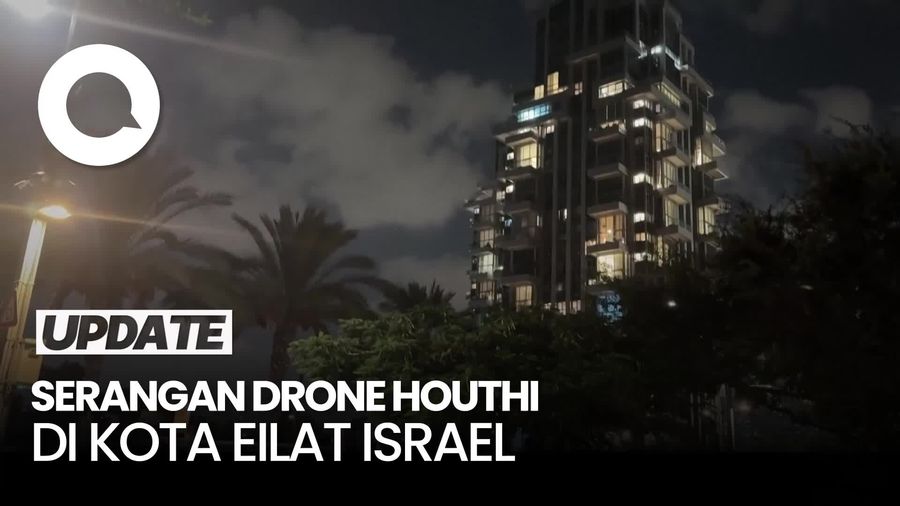 Video: Houthi Serang Israel dengan Drone