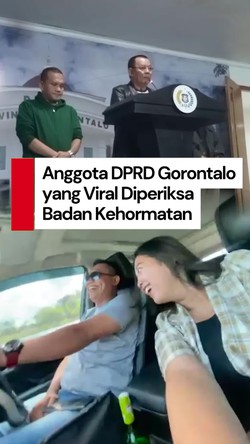 Video: Anggota DPRD Gorontalo yang Viral Ternyata Mengemudi Sambil Mabuk