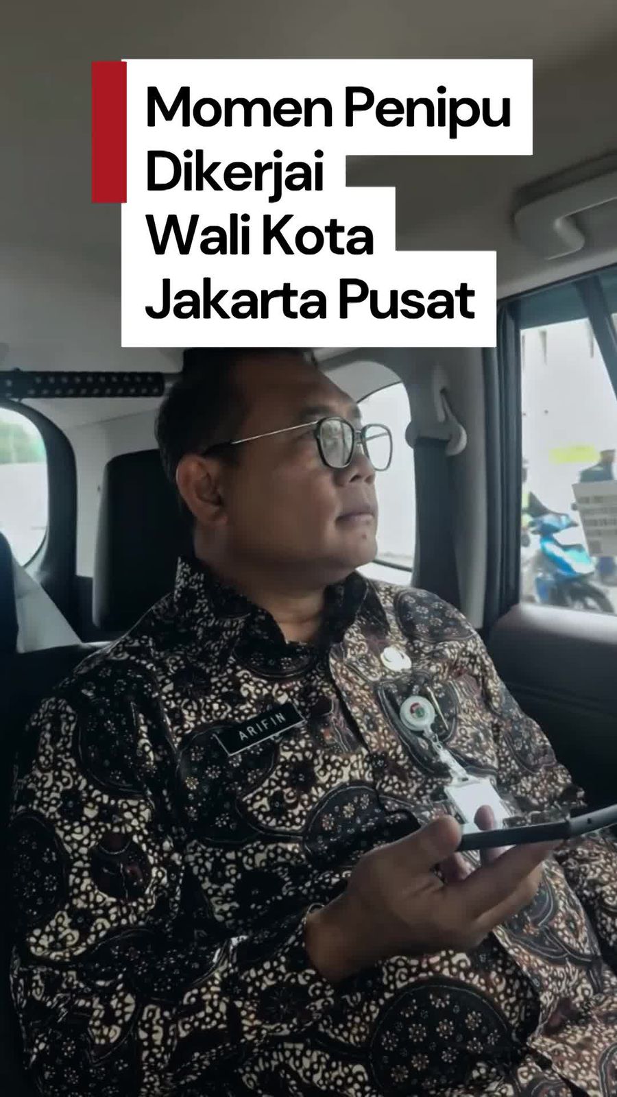 Video: Momen Walkot Jakpus Ditelepon Penipu Modus Aktivasi KTP Digital