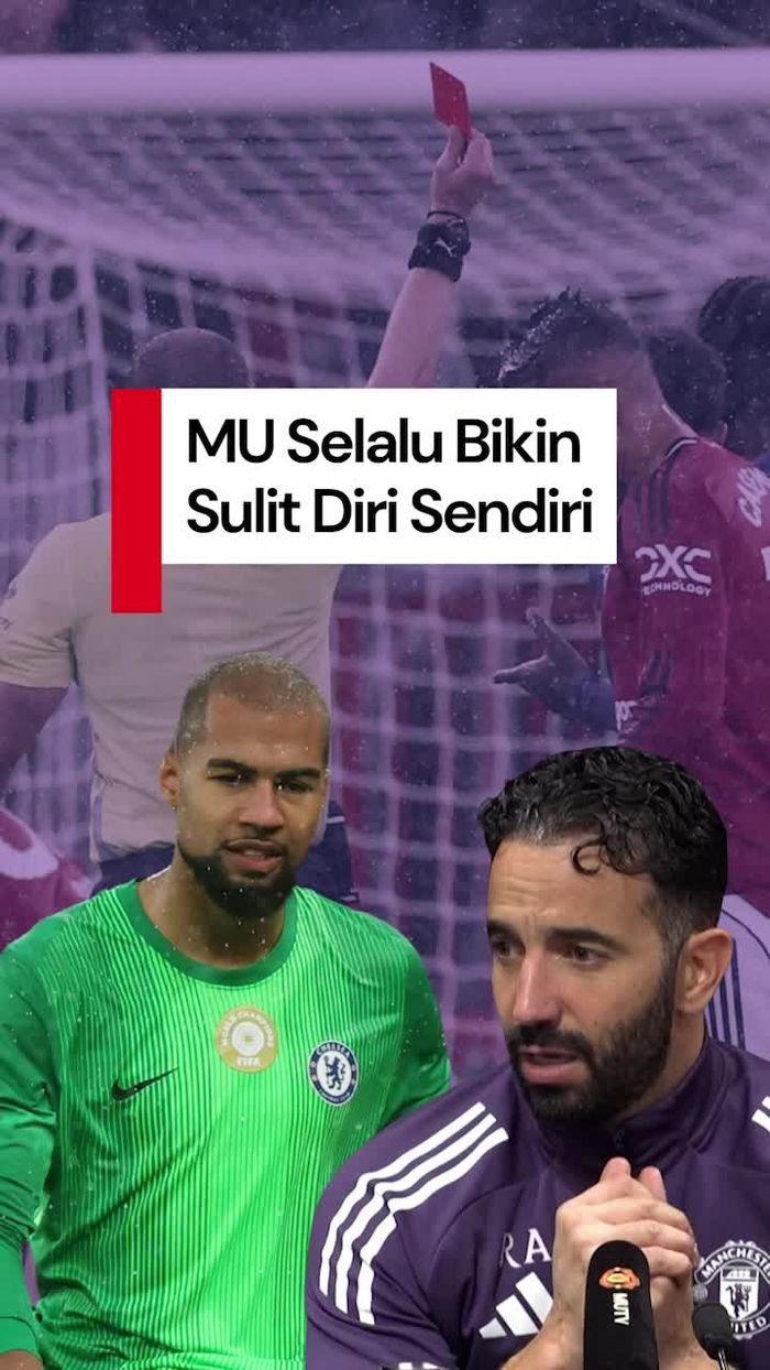 Video Amorim: Kartu Merah Sanchez Banyak Membantu, Tapi MU Selalu Bikin Sulit