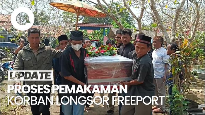 Video Satu Korban Longsor PT Freeport Dimakamkan di Kesugihan Cilacap